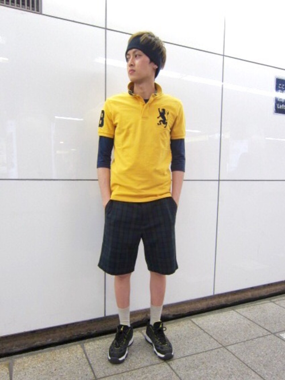 norikazuさんの「[GIORDANO]ライオン刺繍半袖ポロシャツ　2015年モデル（GIORDANO）」を使ったコーディネート