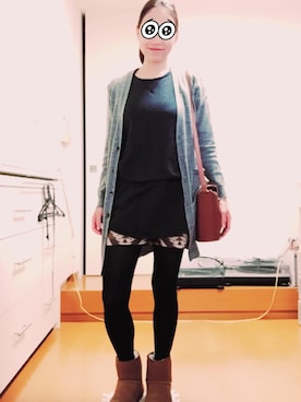 「Pont de Chalons（ポンデシャロン）のアイテム」を使った、Saorinさん（レディース・163cm）の秋コーディネート