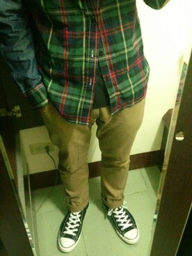 小閎さん(メンズ・172cm)の夏コーディネート