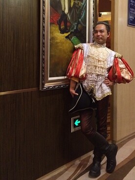 「BALLY（バリー）のアイテム（ブーツ、ブラック系）」を使った、k1amさん（メンズ・168cm）の冬コーディネート