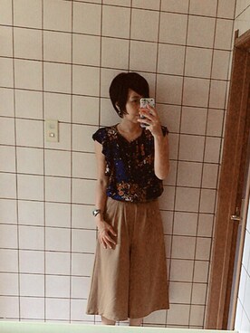 さぼまま㊼さん（レディース・158cm）の夏コーディネート