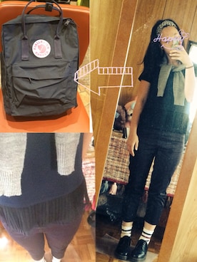 「アイテム（バックパック/リュック、ブルー系）」を使った、atty,,,さん（レディース・163cm）の秋コーディネート