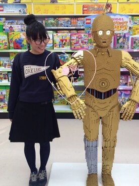 「アイテム（バックパック/リュック、ブルー系）」を使った、atty,,,さん（レディース・163cm）の春コーディネート