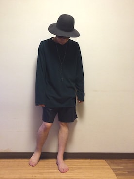 「0000（ゼロゼロゼロゼロ）のアイテム」を使った、hiroshiさん（メンズ・163cm）の夏コーディネート
