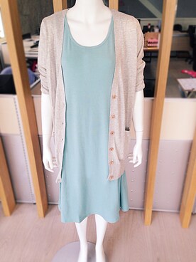 「Life8」｜「アイテム（ワンピース/ドレス）」を使った、許陽春麵さん（レディース・170cm）の夏コーディネート