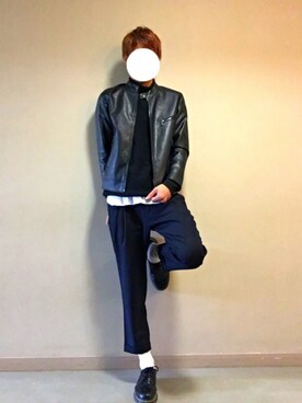 「CONVERSE（コンバース）のアイテム（レッグウェア）」を使った、こうへいさん（メンズ・178cm）の秋コーディネート