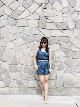 「FRANCESCA（フランチェスカ）のアイテム」を使った、Glessieさん（レディース・160cm）の夏コーディネート