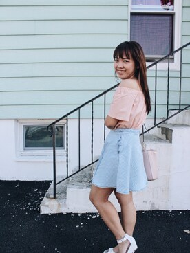 「FRANCESCA（フランチェスカ）のアイテム」を使った、Glessieさん（レディース・160cm）の秋コーディネート