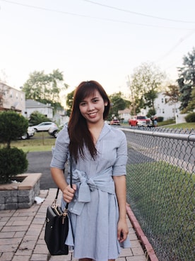 「Dune（ドゥーン）のアイテム」を使った、Glessieさん（レディース・160cm）の秋コーディネート