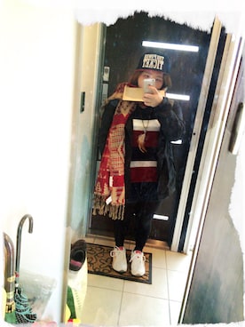 「Discoat」｜さやかさん（レディース・147cm）の冬コーディネート