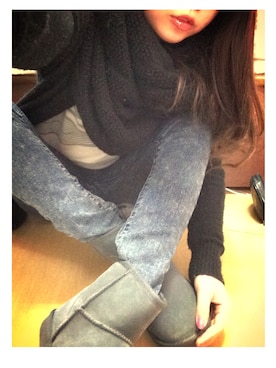 SAKIPONさん（レディース・160cm）の冬コーディネート