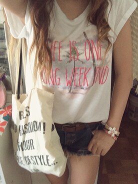 SAKIPONさん（レディース・161cm）の夏コーディネート