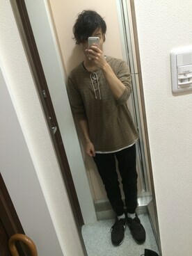 がっちさん（メンズ・163cm）の春コーディネート