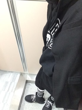 「PARADOX（パラドックス）のアイテム（チェスターコート）」を使った、がっちさん（メンズ・163cm）の冬コーディネート