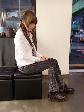 「DROP DEAD（ドロップデッド）のアイテム」を使った、sonoさん（レディース・165cm）の秋コーディネート