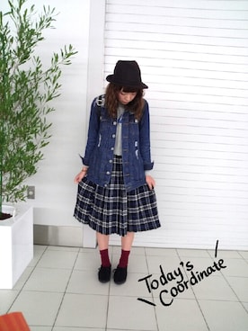「jouetie（ジュエティ）のアイテム（ジャケット/アウター）」を使った、minakoさん（メンズ・160cm）の秋コーディネート