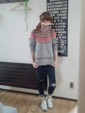 minakoさん（レディース・160cm）の秋コーディネート