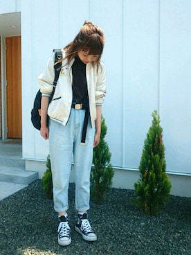 minakoさん（レディース・160cm）の春コーディネート