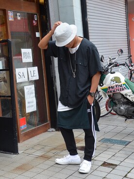 「CONVERSE（コンバース）のCONVERSE コンバース ジャック パーセル / JACK PURCEL（スニーカー）」を使った、yutaさん（メンズ・174cm）の秋コーディネート