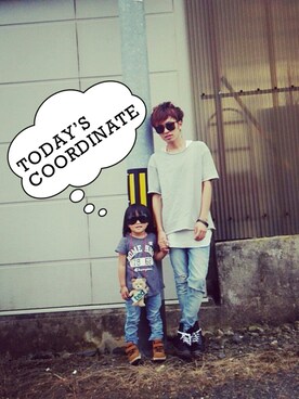 「NEFF（ネフ）のアイテム」を使った、ドゥ♪さん（メンズ・166cm）の夏コーディネート