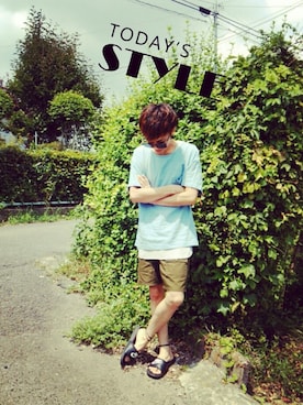 「NEFF（ネフ）のアイテム」を使った、ドゥ♪さん（メンズ・166cm）の夏コーディネート