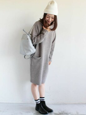 BEAUTY&YOUTH オフィススタッフ 02さん（レディース・163cm）の秋コーディネート