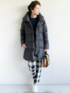 BEAUTY&YOUTH オフィススタッフ 02さん(レディース・163cm)の冬コーディネート