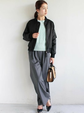 BEAUTY&YOUTH オフィススタッフ 02さん(レディース・163cm)の冬コーディネート
