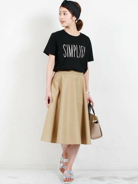 「ARIZONA」｜「アイテム（アクセサリー）」を使った、BEAUTY&YOUTH オフィススタッフ 02さん（レディース・163cm）の春コーディネート