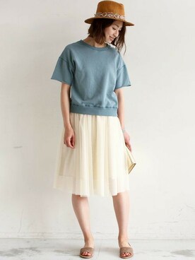 BEAUTY&YOUTH オフィススタッフ 02さん（レディース・163cm）の春コーディネート