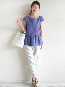 BEAUTY&YOUTH オフィススタッフ 02さん（レディース・163cm）の春コーディネート