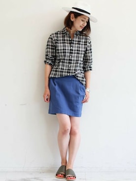 BEAUTY&YOUTH オフィススタッフ 02さん(レディース・163cm)の夏コーディネート