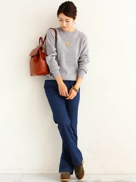 BEAUTY&YOUTH オフィススタッフ 02さん（レディース・163cm）の夏コーディネート