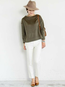 BEAUTY&YOUTH オフィススタッフ 02さん（レディース・163cm）の秋コーディネート