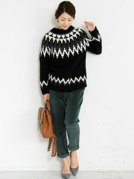 BEAUTY&YOUTH オフィススタッフ 02さん（レディース・163cm）の秋コーディネート