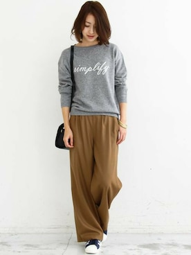 「キャメルカラー」｜BEAUTY&YOUTH オフィススタッフ 02さん（レディース・163cm）の冬コーディネート