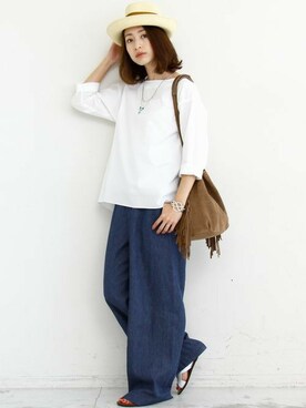 「先行予約」｜BEAUTY&YOUTH オフィススタッフ 02さん（レディース・163cm）の冬コーディネート