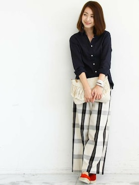 BEAUTY&YOUTH オフィススタッフ 02さん（レディース・163cm）の春コーディネート