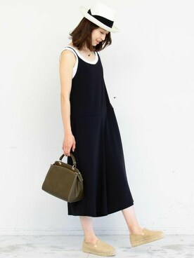 「BEAUTY&YOUTH UNITED ARROWS（ビューティーアンドユースユナイテッドアローズ）のBYSF∴ カラー2WAYハンドショルダー ◆（ハンドバッグ）」を使った、BEAUTY&YOUTH オフィススタッフ 02さん（レディース・163cm）の春コーディネート