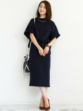 BEAUTY&YOUTH オフィススタッフ 02さん（レディース・163cm）の春コーディネート