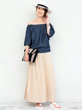 BEAUTY&YOUTH オフィススタッフ 02さん（レディース・163cm）の春コーディネート