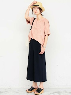 「先行予約」｜BEAUTY&YOUTH オフィススタッフ 02さん（レディース・163cm）の夏コーディネート
