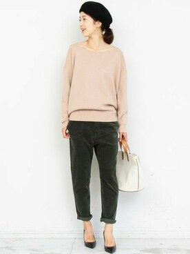 BEAUTY&YOUTH オフィススタッフ 02さん(レディース・163cm)の冬コーディネート