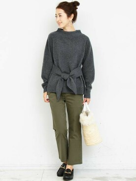 BEAUTY&YOUTH オフィススタッフ 02さん(レディース・163cm)の冬コーディネート