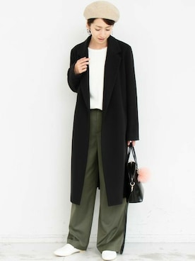 BEAUTY&YOUTH オフィススタッフ 02さん(レディース・163cm)の冬コーディネート