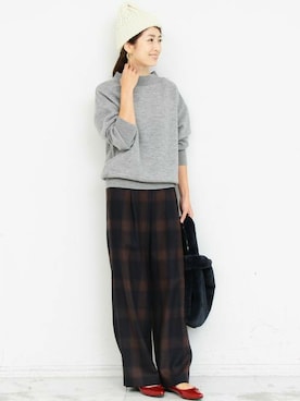 BEAUTY&YOUTH オフィススタッフ 02さん（レディース・163cm）の冬コーディネート