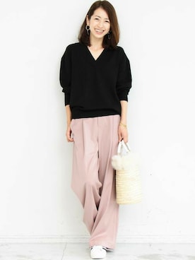 BEAUTY&YOUTH オフィススタッフ 02さん(レディース・163cm)の冬コーディネート