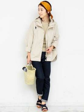 「BEAUTY&YOUTH UNITED ARROWS」｜「アイテム（MA-1）」を使った、BEAUTY&YOUTH オフィススタッフ 02さん（レディース・163cm）の冬コーディネート