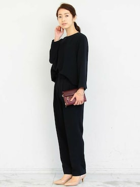 BEAUTY&YOUTH オフィススタッフ 02さん（レディース・163cm）の冬コーディネート