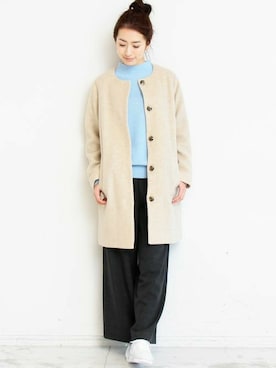 BEAUTY&YOUTH オフィススタッフ 02さん(レディース・163cm)の冬コーディネート